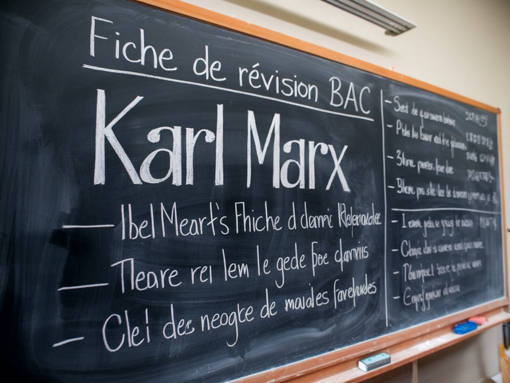 Fiche de révision bac : Karl Marx